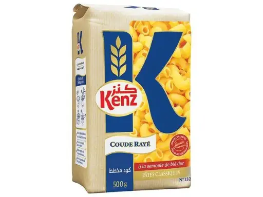 [Sambencoudre] Pâtes coudes rayés Kenz 500g